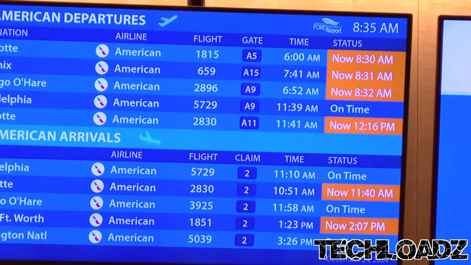 American Airlines Flights Grounded on Christmas Eve Due to Technical Glitch